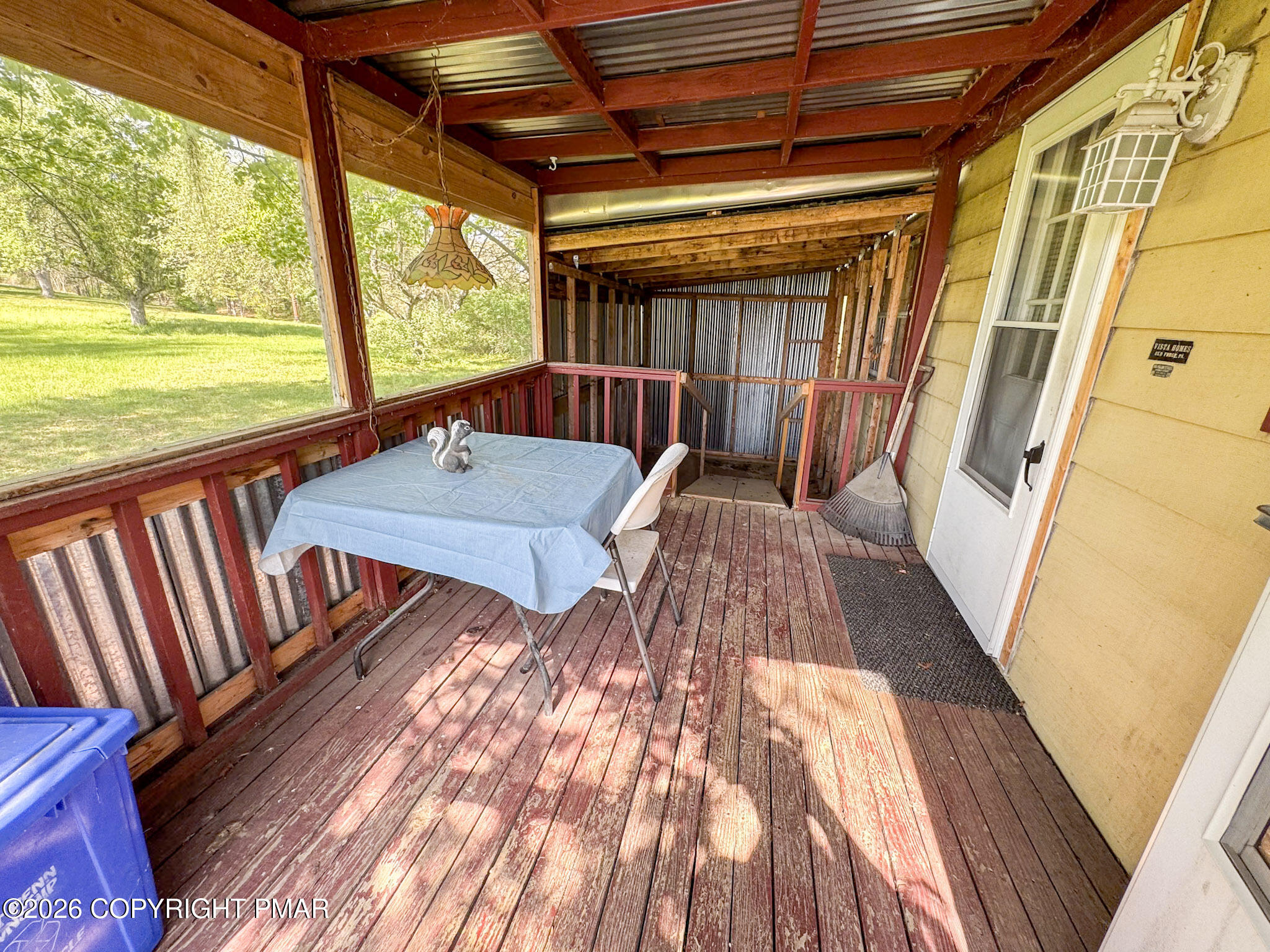 279 East Lizard Creek Road Lehighton, PA 18235 - Photo 13 of 25 a view of a balcony with wooden floor