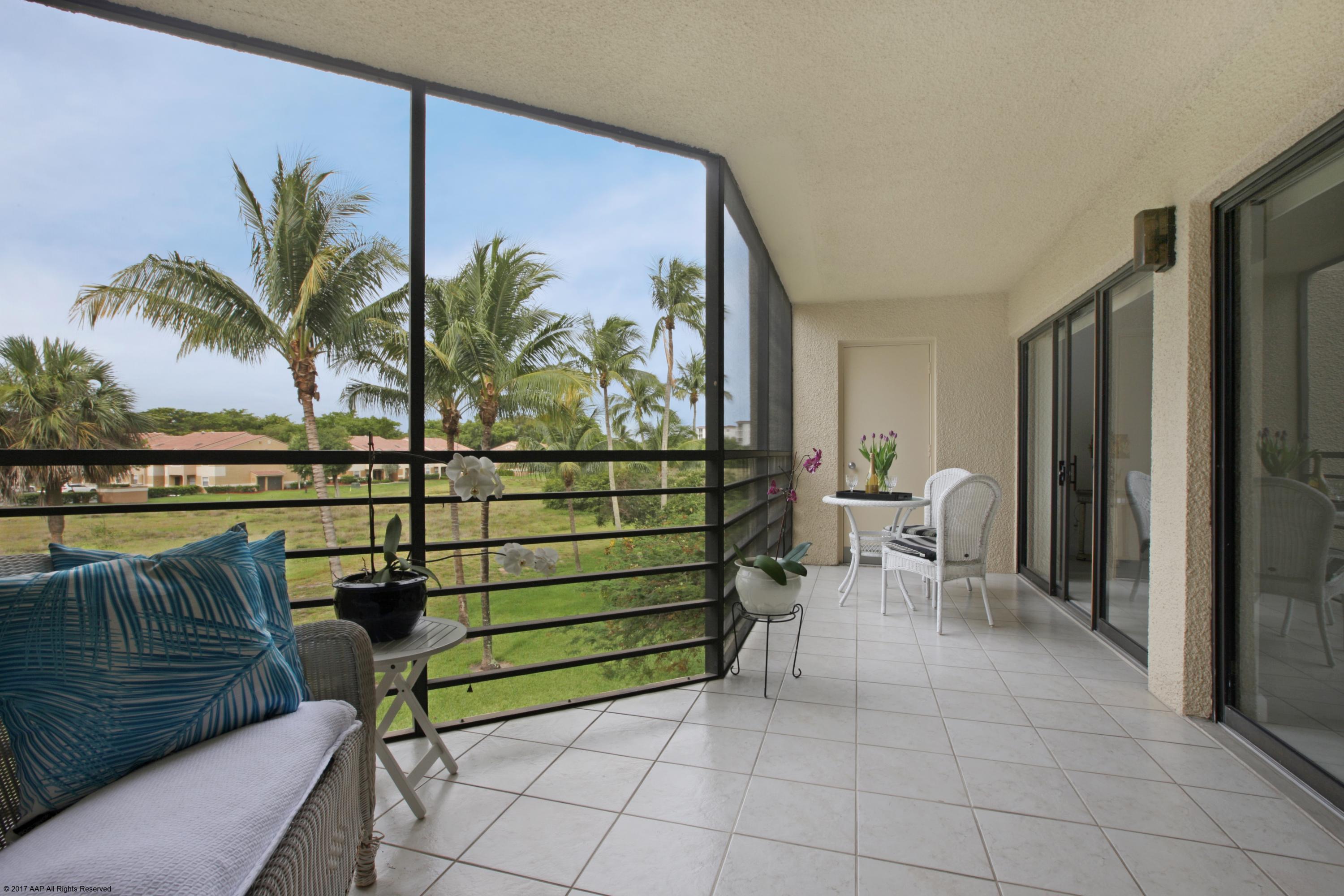 5801 Camino Del Sol, Unit 305 Boca Raton, FL 33433 - Photo 12 of 15 Wrap around Balcony