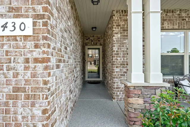 a view of a door with an outdoor space