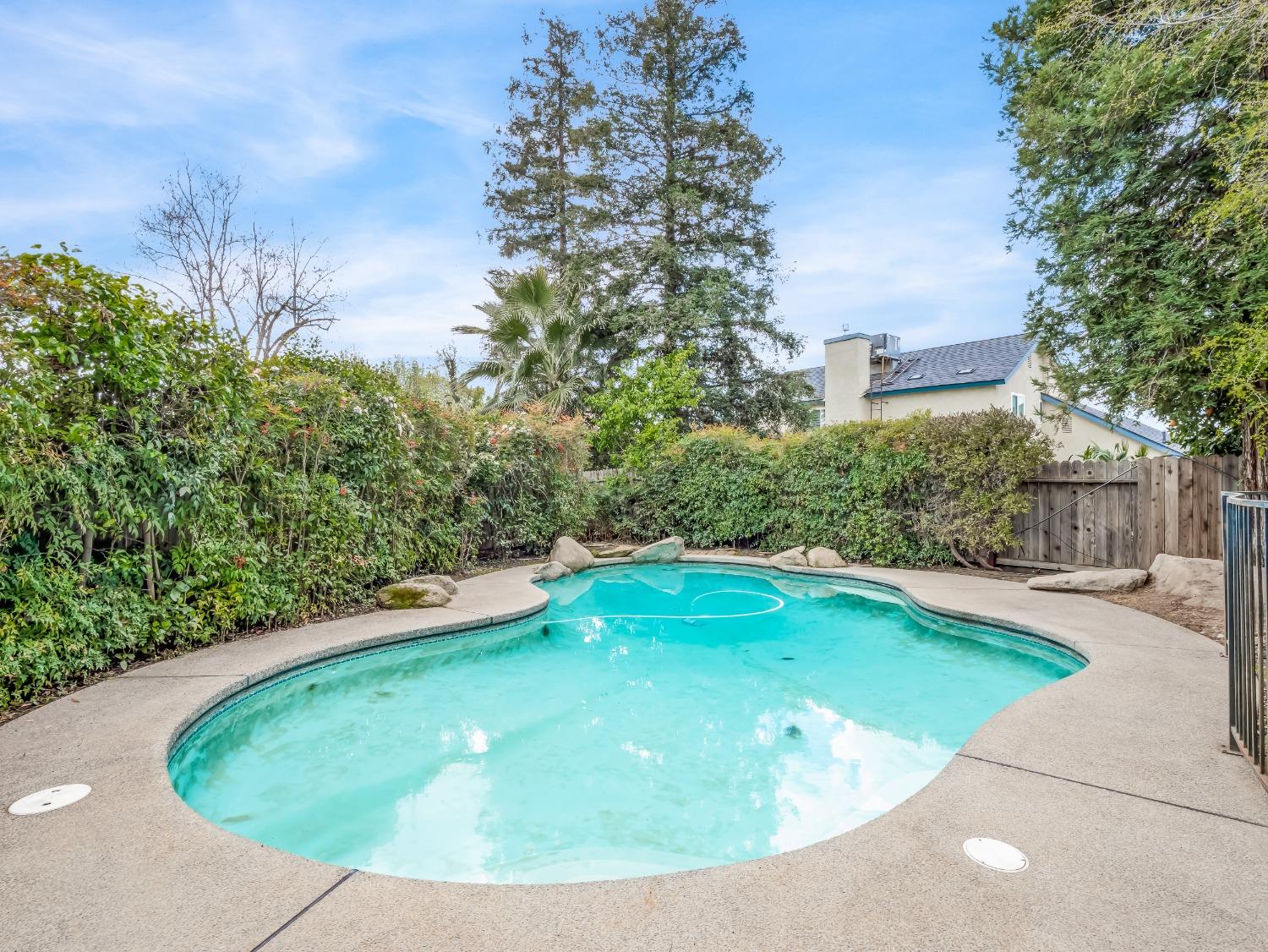 272 North Caesar Avenue Clovis, CA 93612 - Photo 33 of 34 a view of a swimming pool with a yard
