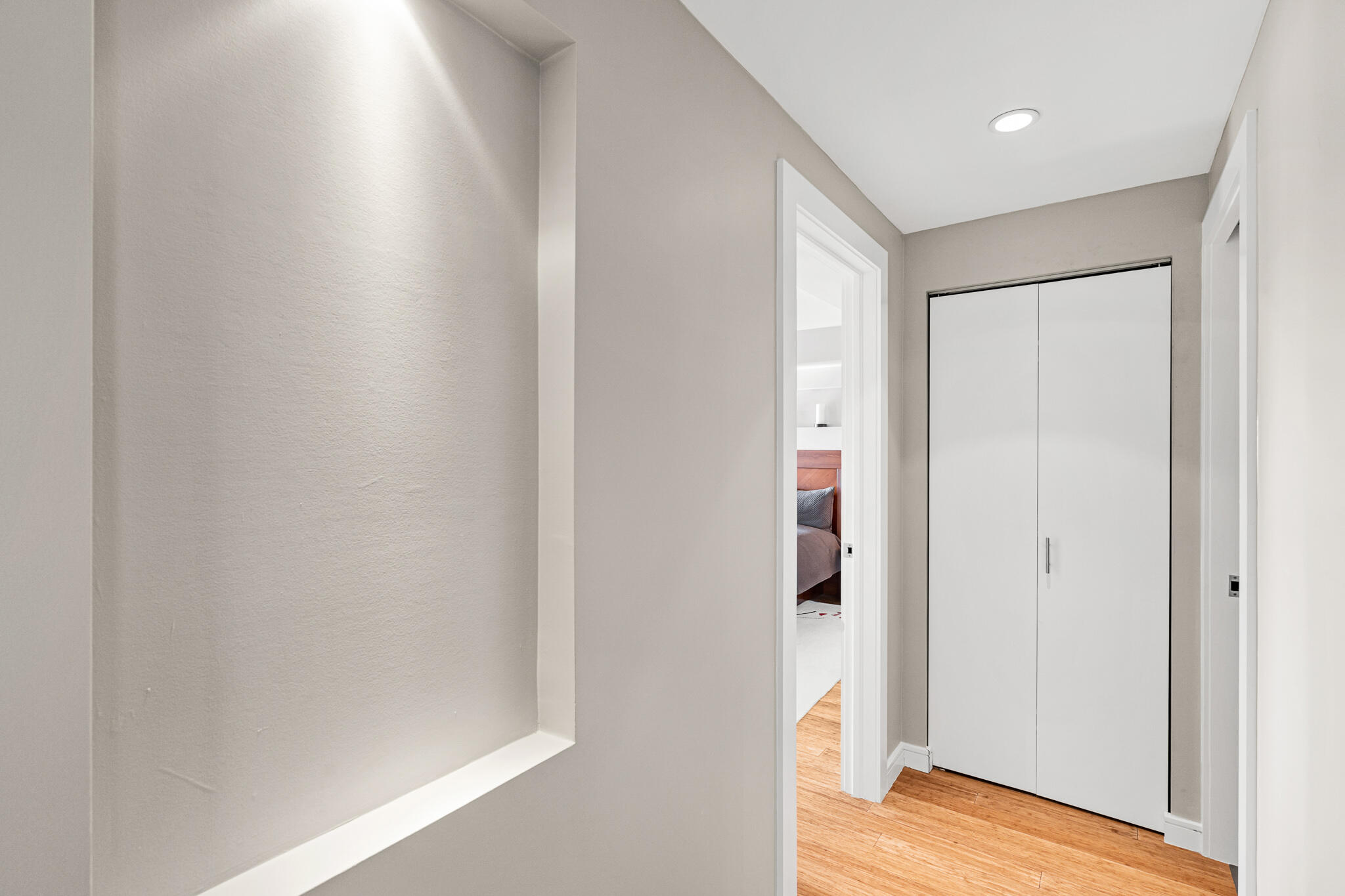1111 South Ocean Boulevard, Unit 516 Boca Raton, FL 33432 - Photo 18 of 45 Hallway and Linen Closet
