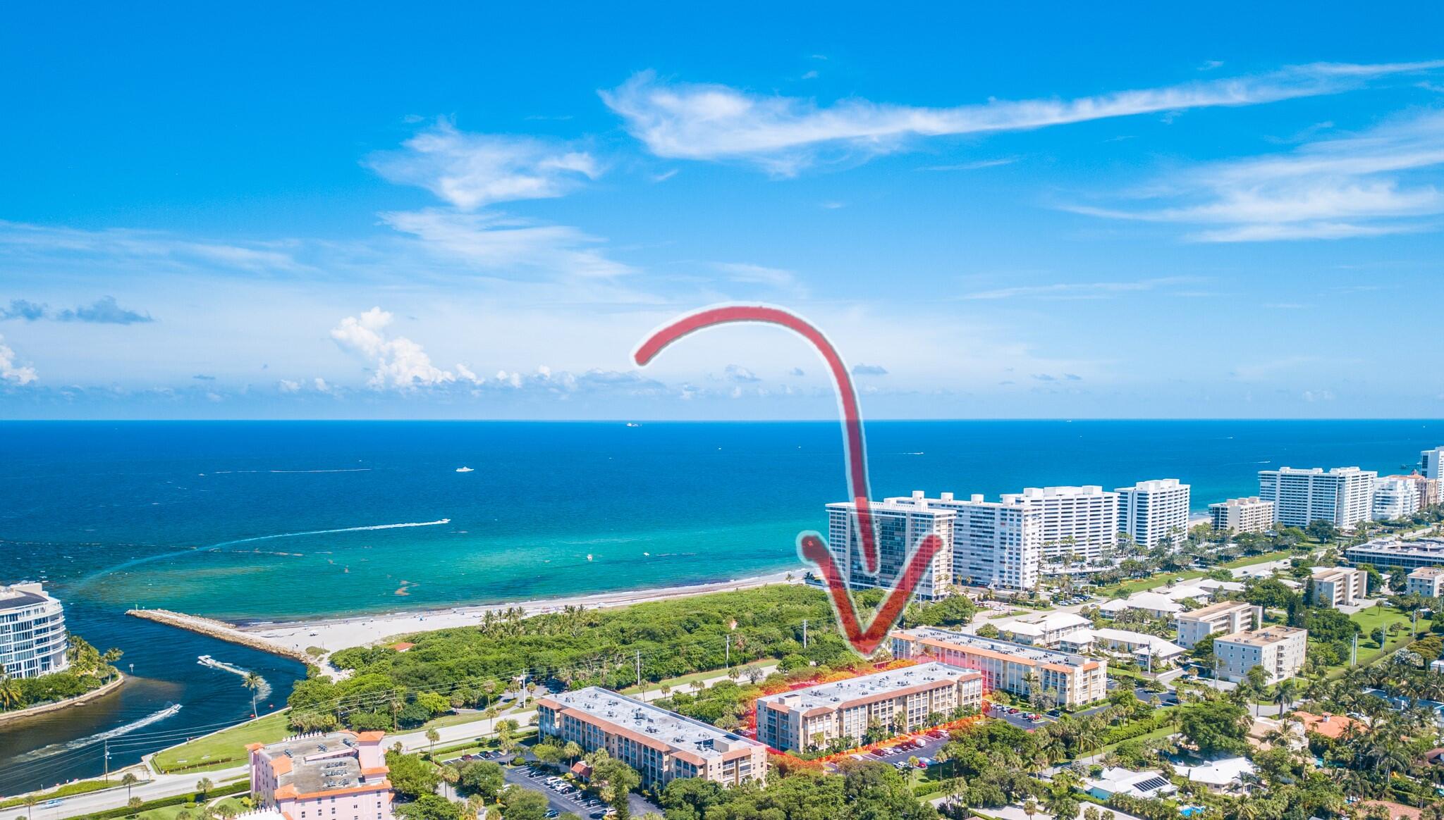 1111 South Ocean Boulevard, Unit 516 Boca Raton, FL 33432 - Photo 2 of 45 Located directly opposite the Beach