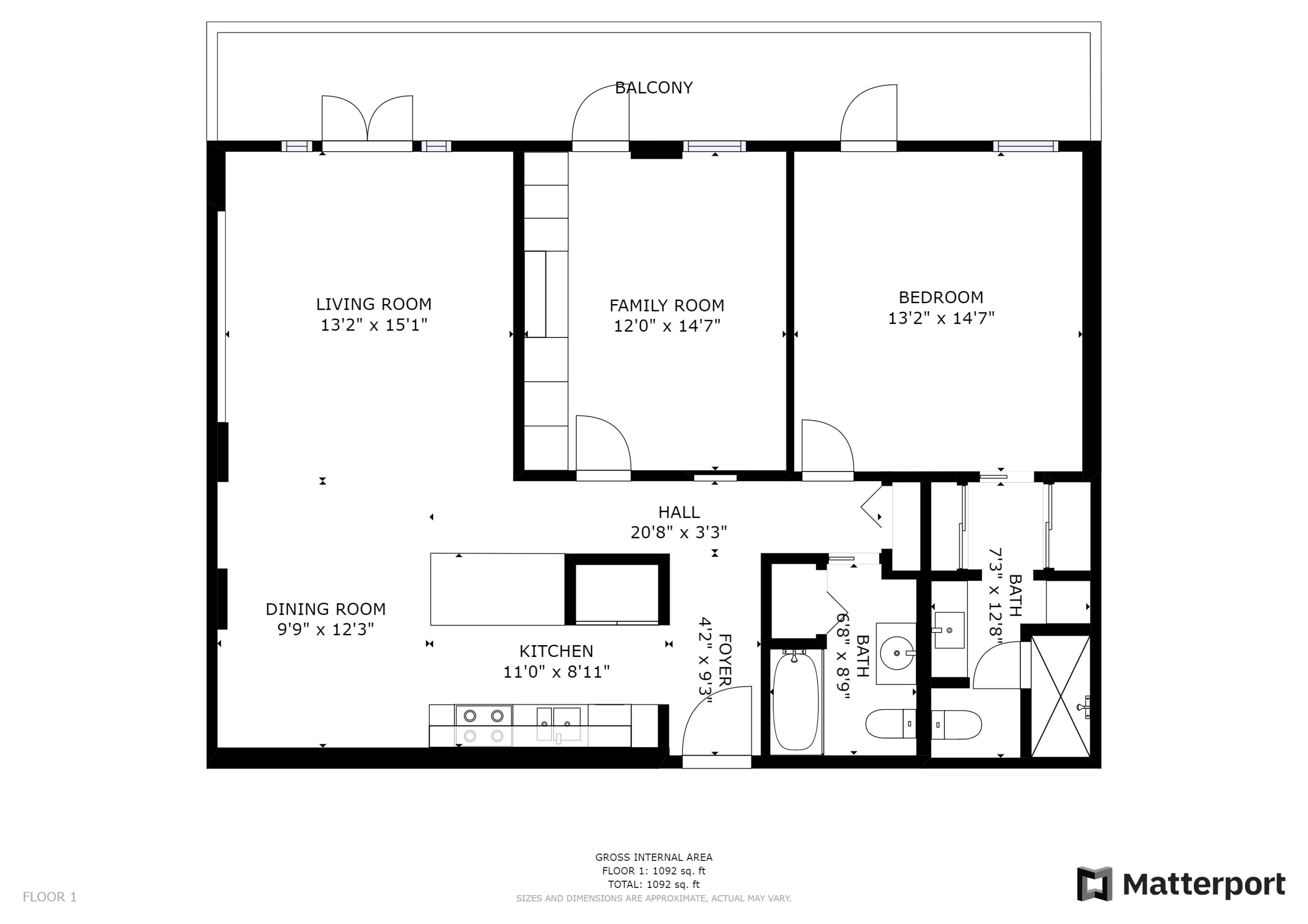 1111 South Ocean Boulevard, Unit 516 Boca Raton, FL 33432 - Photo 45 of 45 Floor Plan
