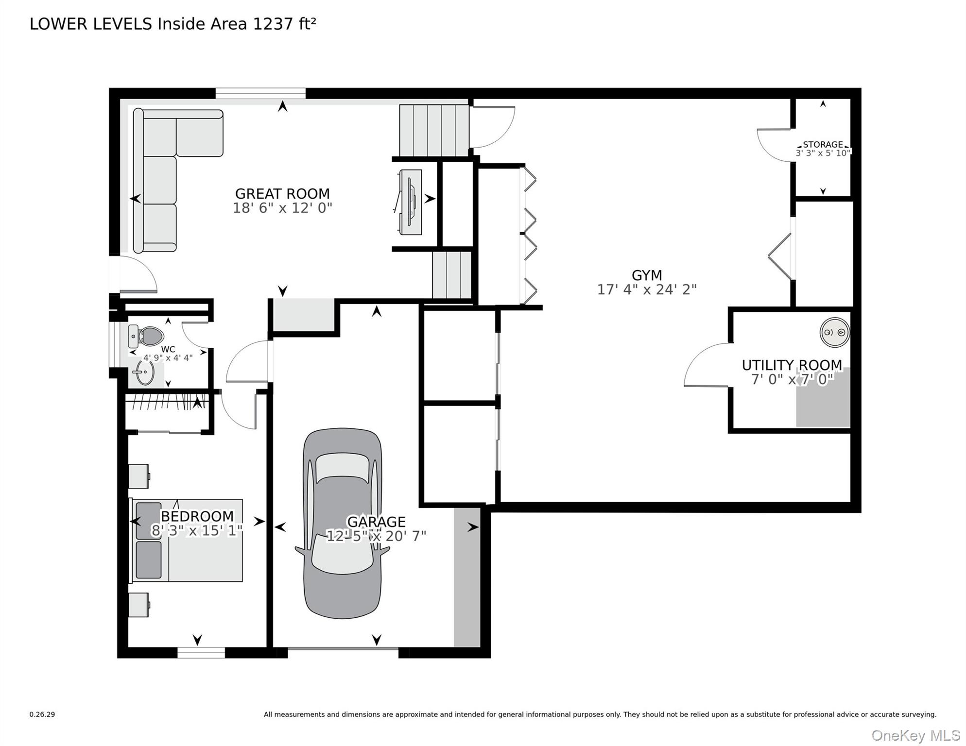 6 Dale Avenue Syosset, NY 11791 - Photo 34 of 34 Floor Plan: Lower Levels