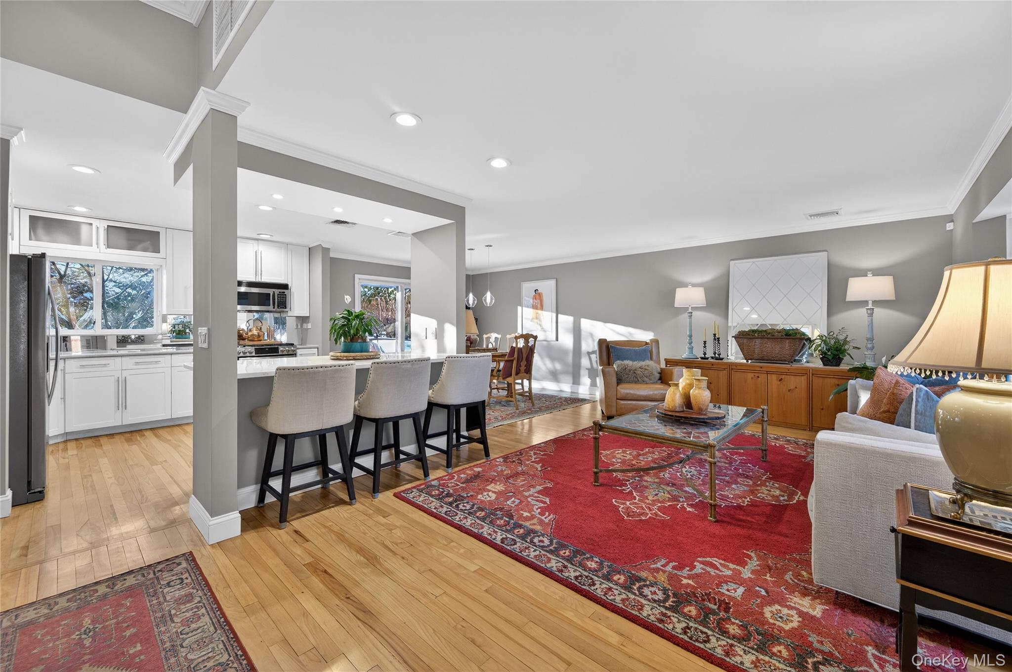 6 Dale Avenue Syosset, NY 11791 - Photo 5 of 34 a living room with furniture wooden floor and a table