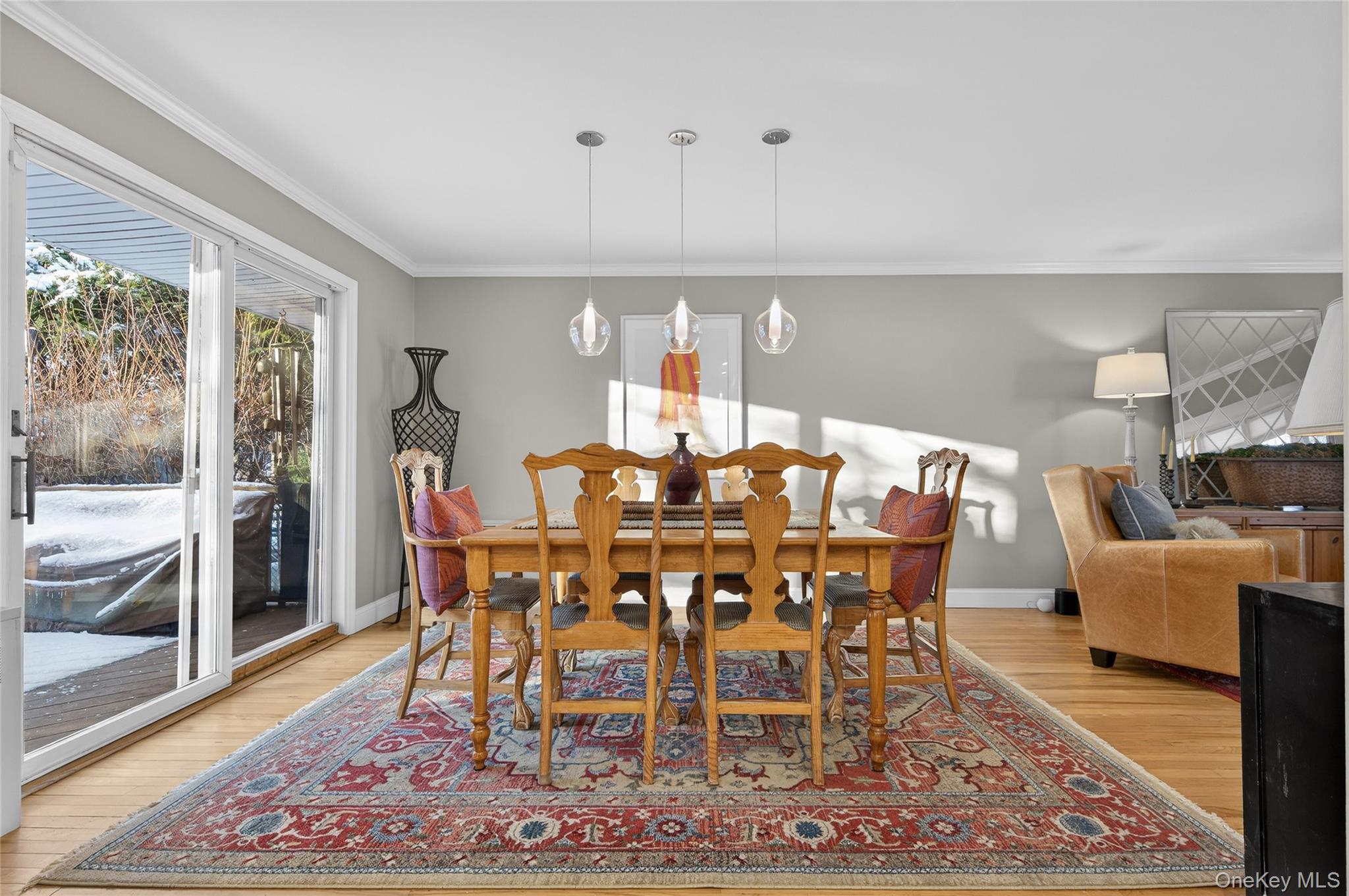 6 Dale Avenue Syosset, NY 11791 - Photo 7 of 34 a view of a dining room with furniture window and wooden floor