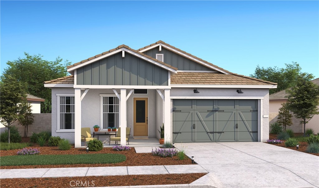 Santa Rosa plan rendering Farmhouse exterior