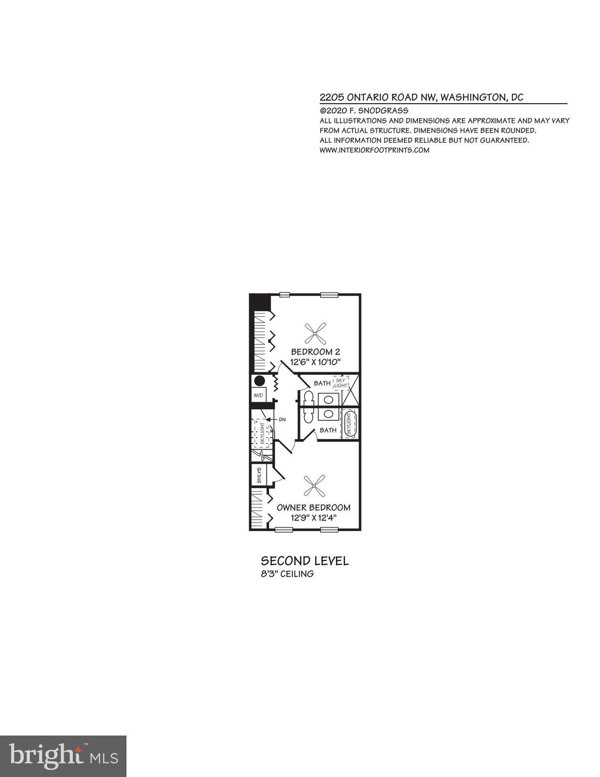 2205 Ontario Road Northwest Washington, DC 20009 - Photo 31 of 31 Floorplan - 2nd floor
