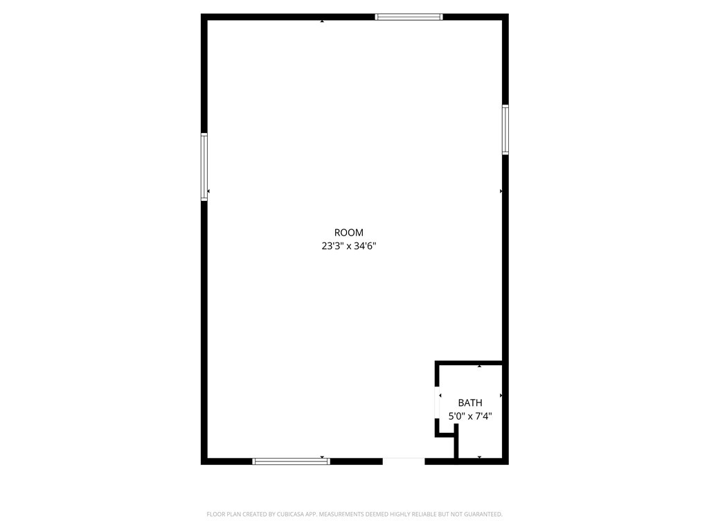 323 Crum Road Templeton, CA 93465 - Photo 58 of 59 Detached office above garage with bathroom sq ft estimated by photographer