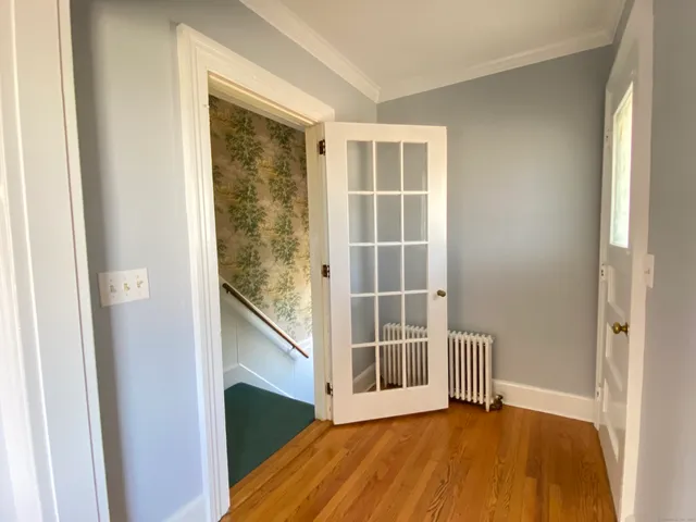 a view of front door