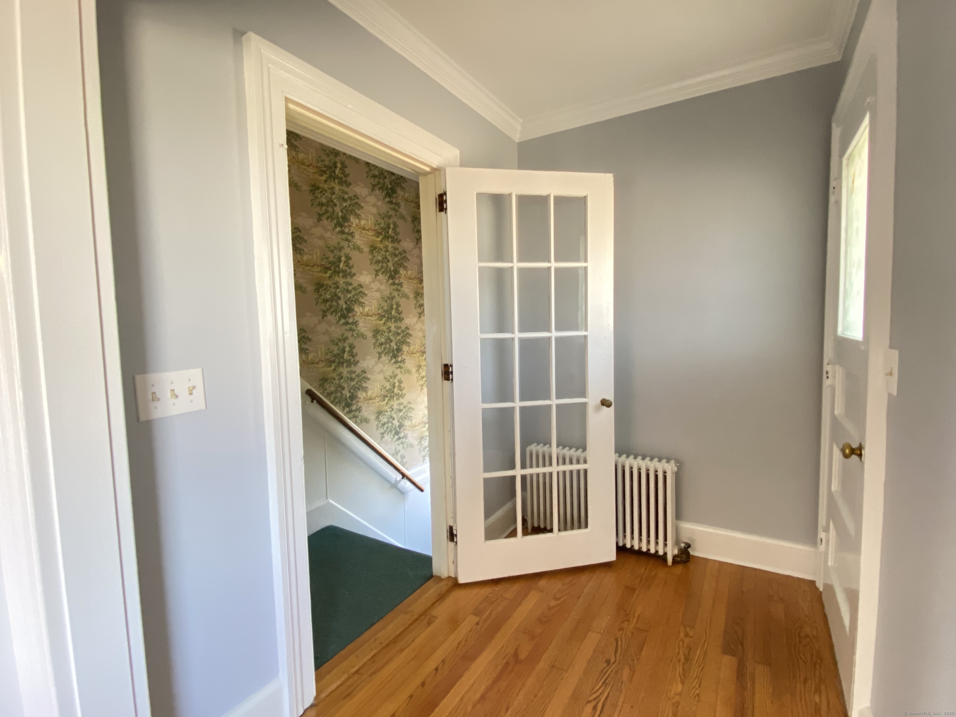 a view of front door