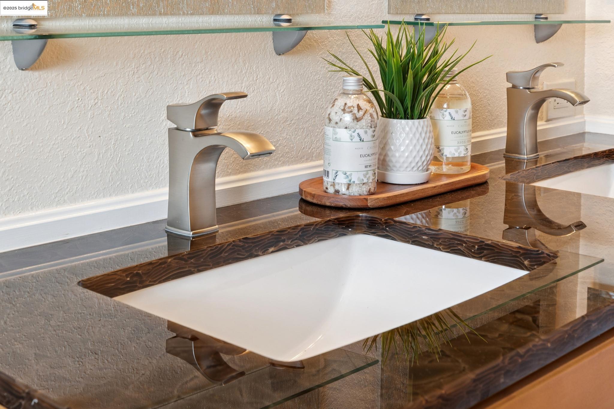 1034 Navellier Street El Cerrito, CA 94530 - Photo 38 of 57 Bathroom view of a textured wall and a sink