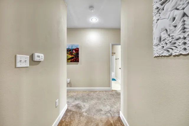 an entryway of a house