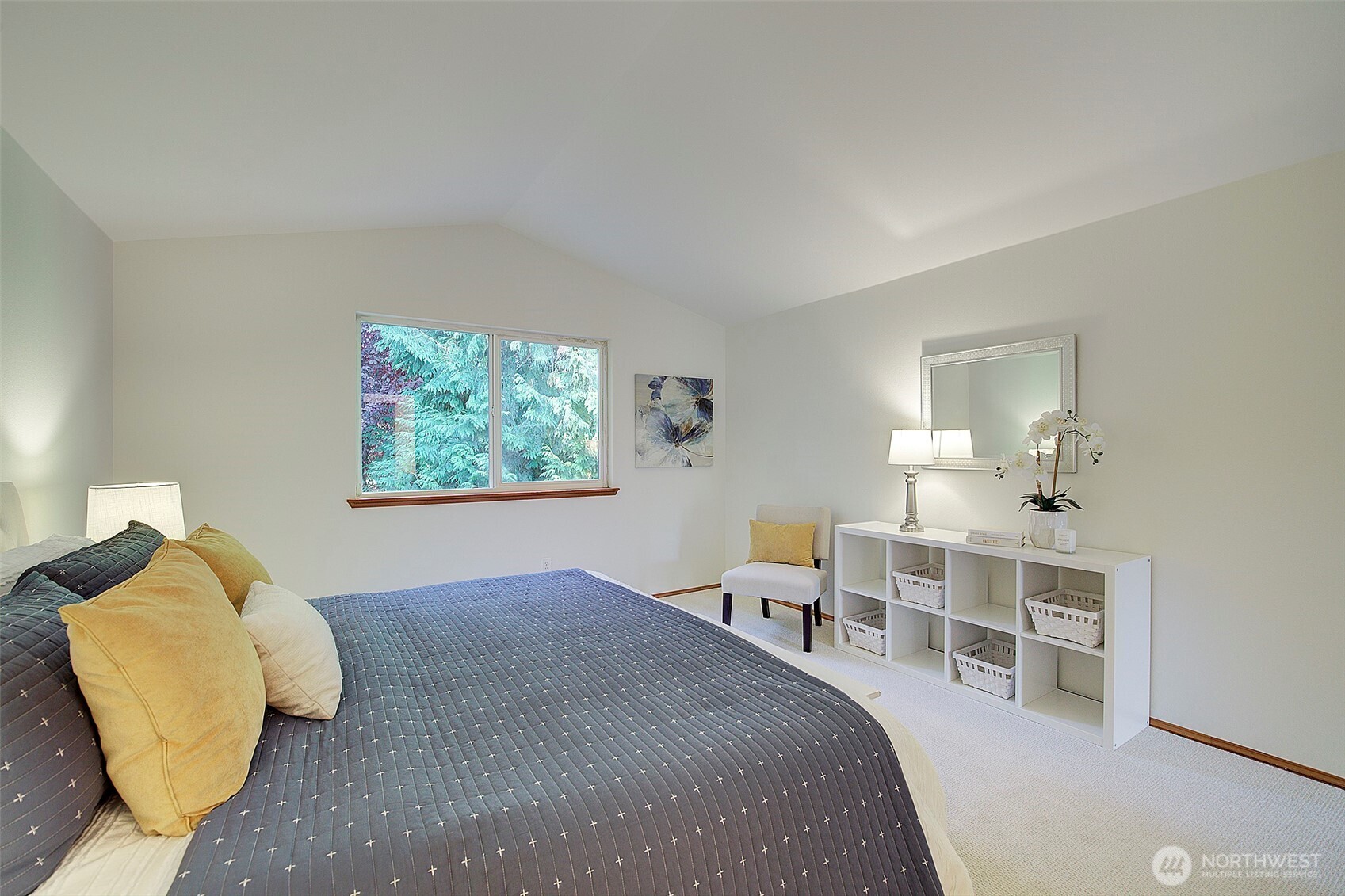 3002 200th Street Southeast Bothell, WA 98012 - Photo 17 of 34 a bed room with a bed and a chair