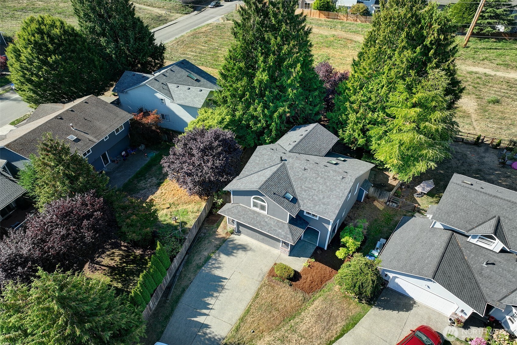 3002 200th Street Southeast Bothell, WA 98012 - Photo 32 of 34 an aerial view of a house with outdoor space