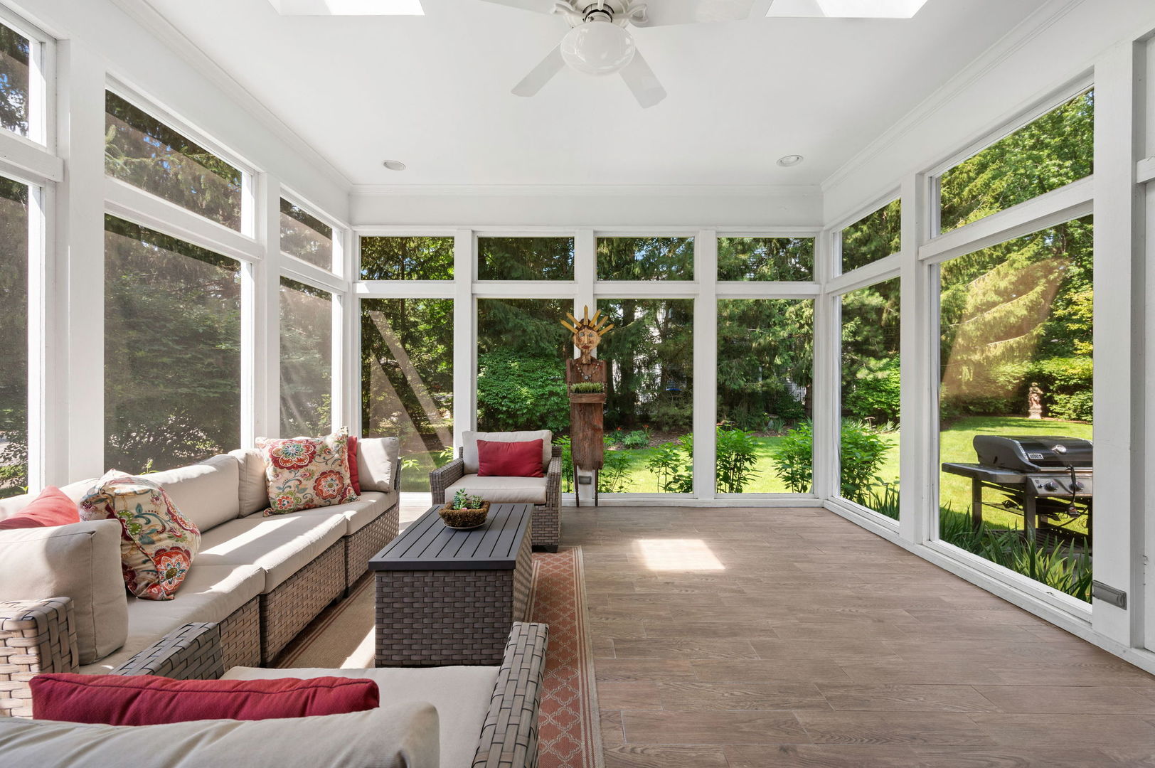 228 Old Green Bay Road Glencoe, IL 60093 - Photo 14 of 40 a living room with furniture and a large window