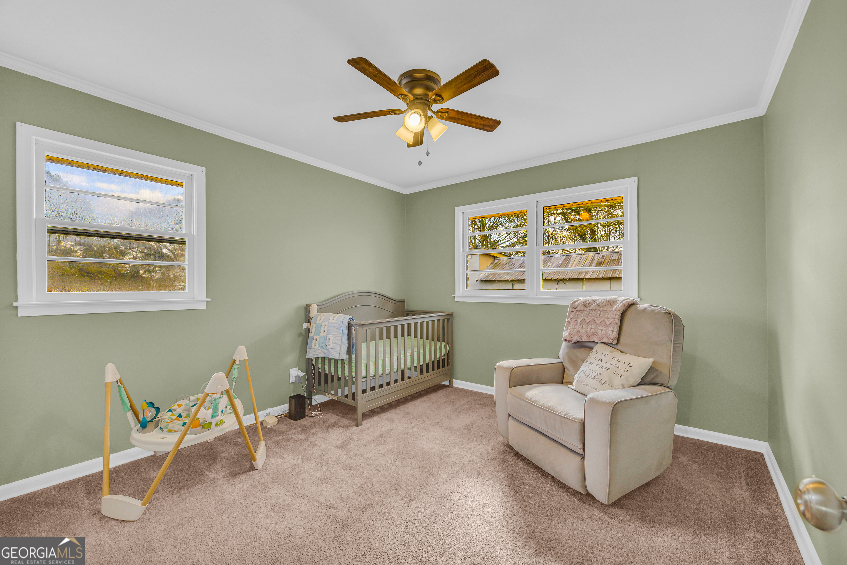 975 Diamond Hill Neese Road Colbert, GA 30628 - Photo 27 of 59 a work room with furniture and windows