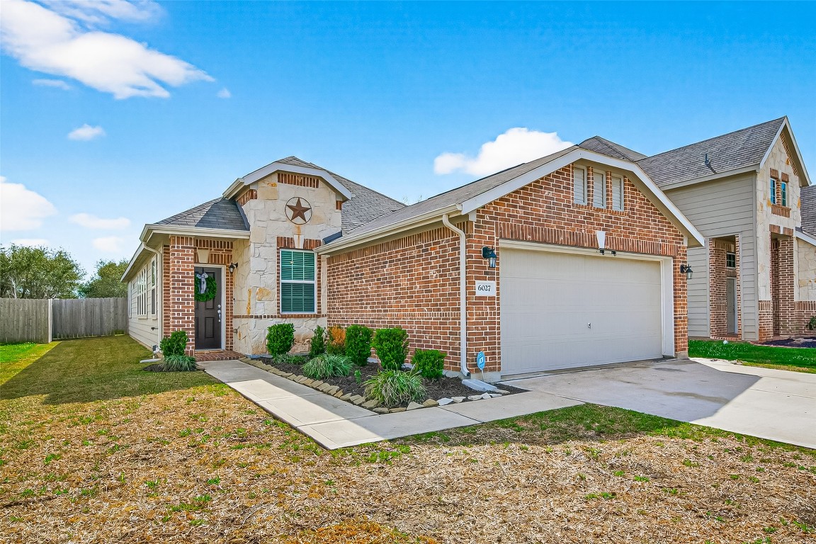 6027 Prince Place Drive Rosenberg, TX 77471 - Photo 1 of 39 A sharp-looking mix of brick and stone gives this home a great personality, set off by a neatly trimmed lawn and a spotless driveway.