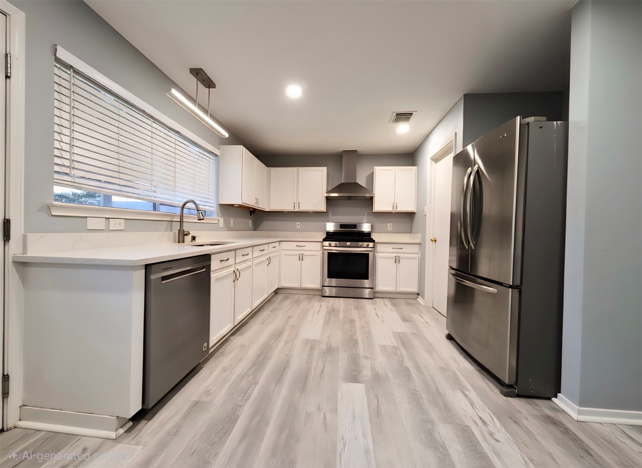 16903 Ridgemeadow Court Houston, TX 77083 - Photo 5 of 13 Beautiful modern kitchen with appliances included.