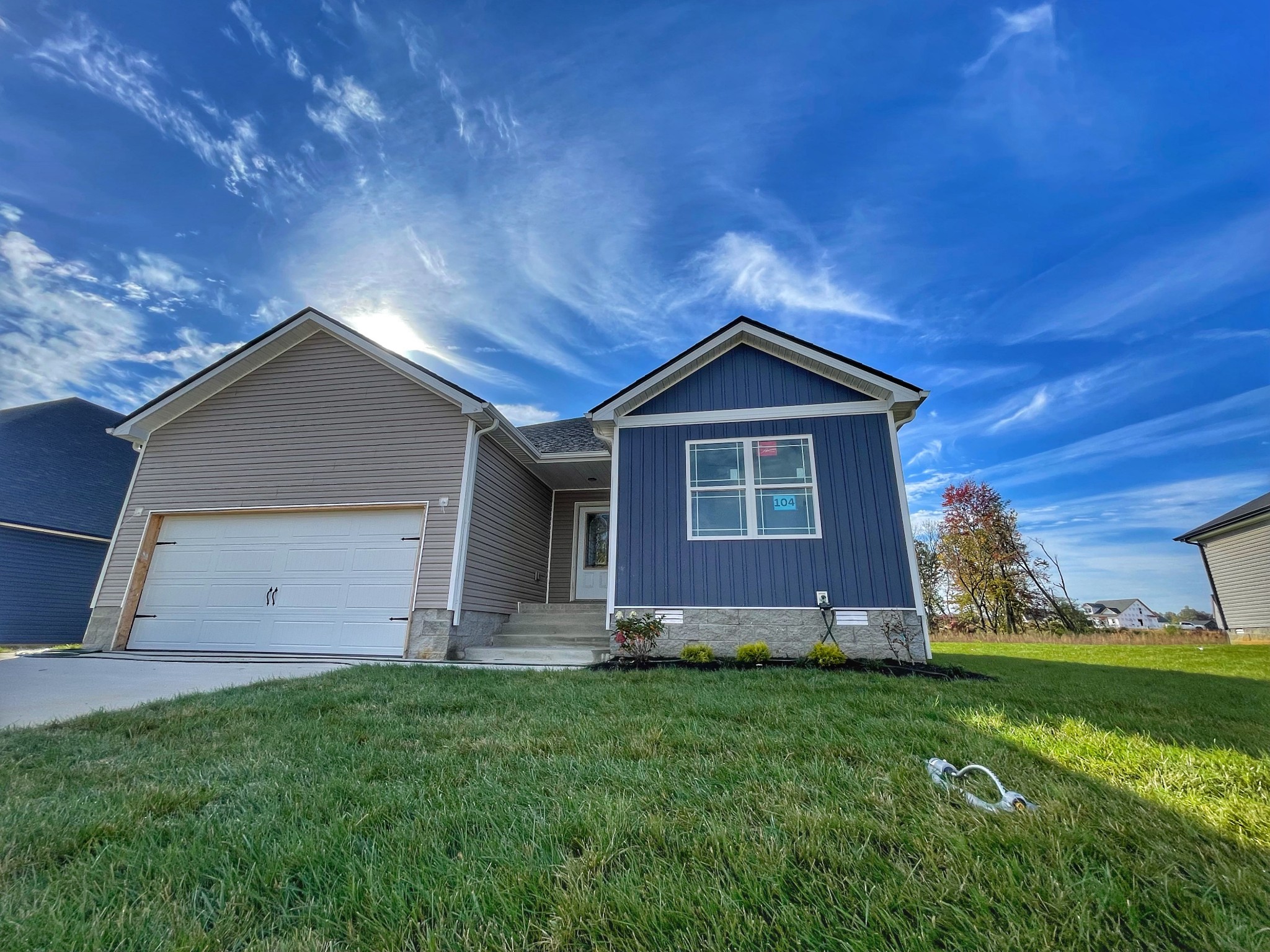 front view of house with a yard