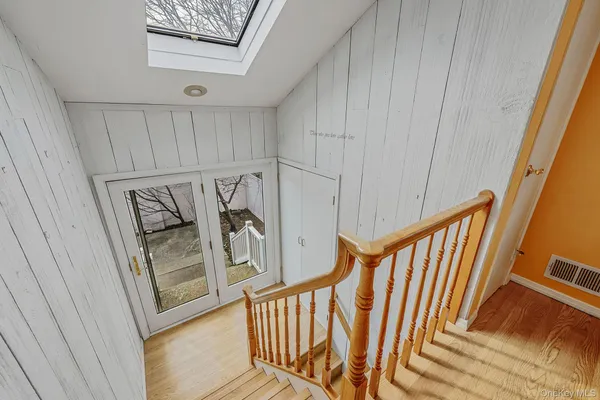 a view of front door