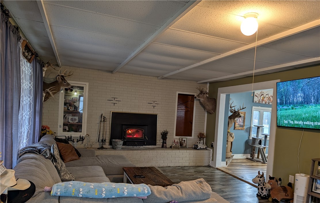 8119 Dutch Street Road Mount Morris, NY 14510 - Photo 11 of 25 Livingroom with Fireplace