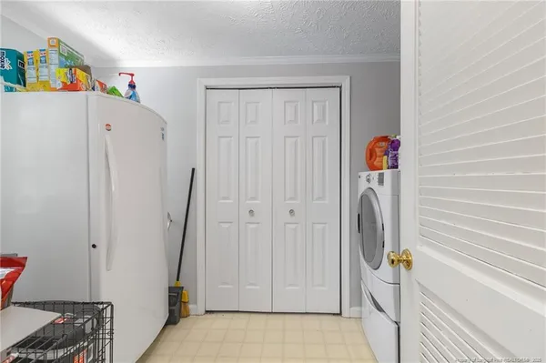 a room with storage and utility