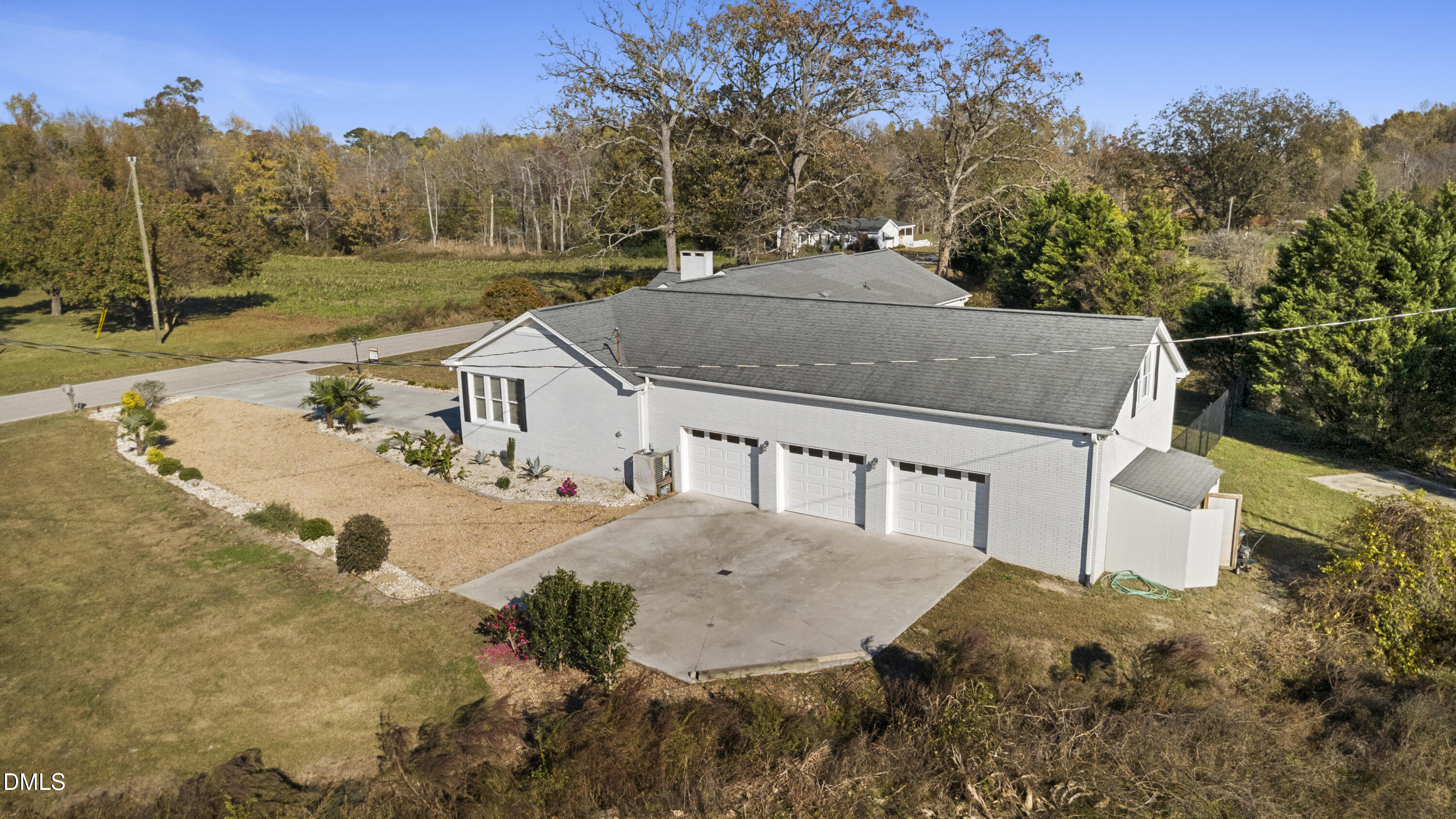 5575 Straw Pond School Road Godwin, NC 28344 - Photo 61 of 66 a view of a house with a yard and tree s