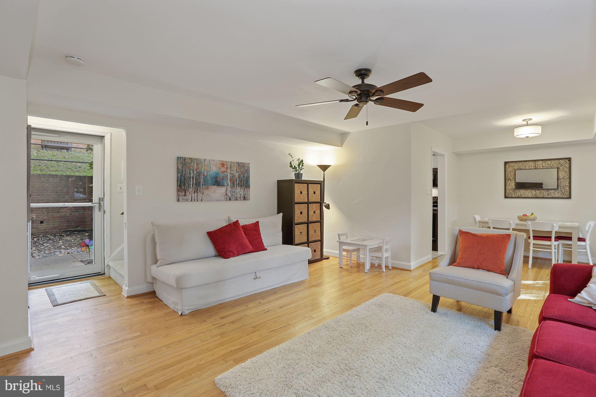 8519 Bradford Road, Unit 62 Silver Spring, MD 20901 - Photo 7 of 25 Family Room with Refinished Hardwood Floors