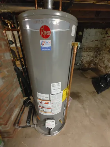 a view of water heater room