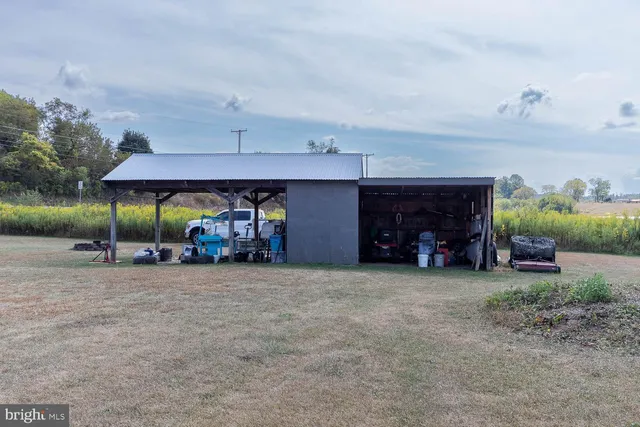 a view of a car garage
