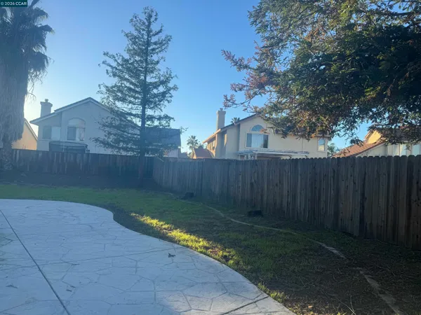 a backyard of a house