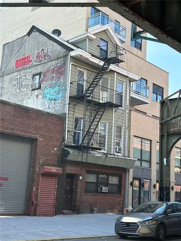 a street sign on a pole on a street