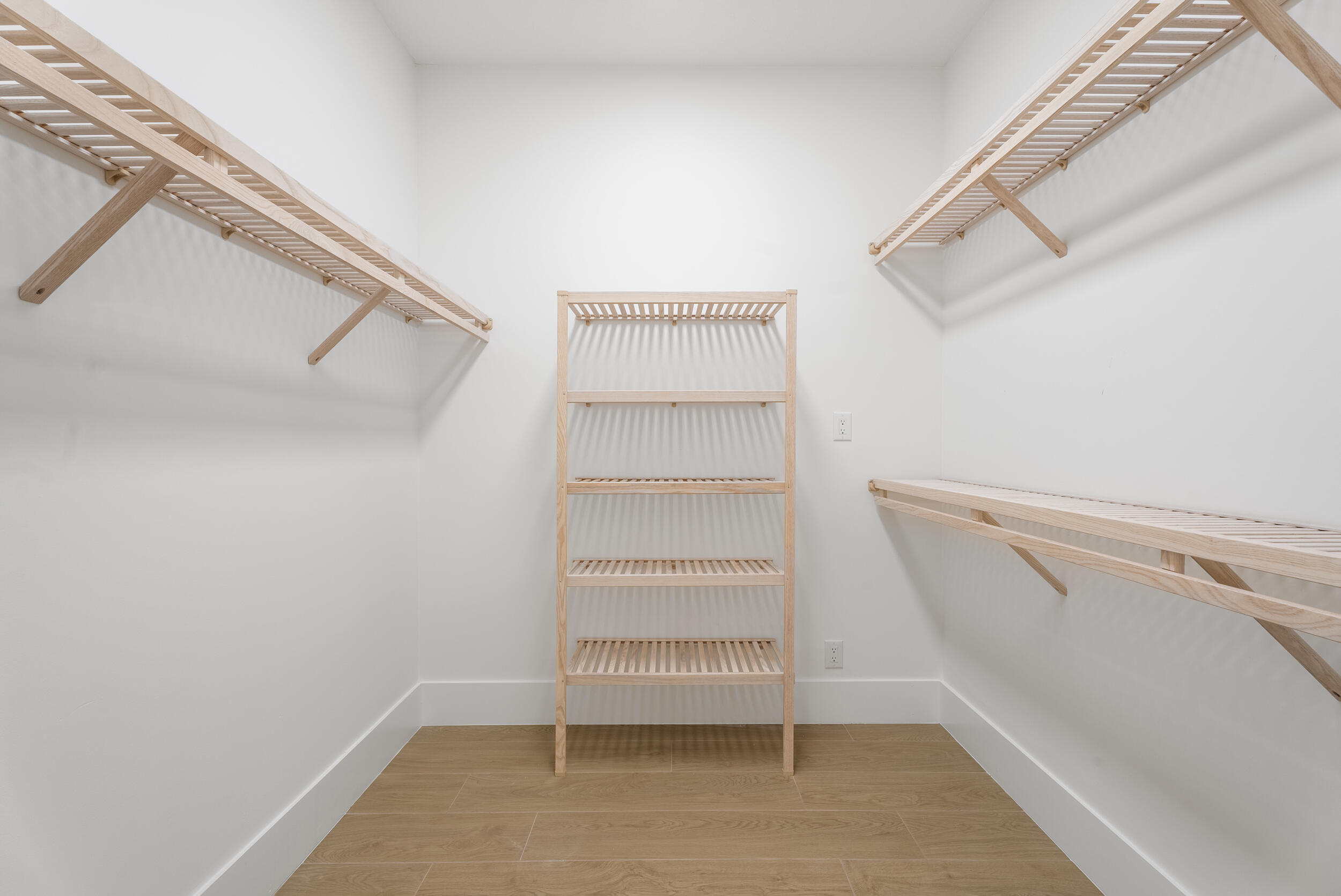 2218 Southeast Stonehaven Road Port St. Lucie, FL 34952 - Photo 26 of 48 a view of an empty walk in closet