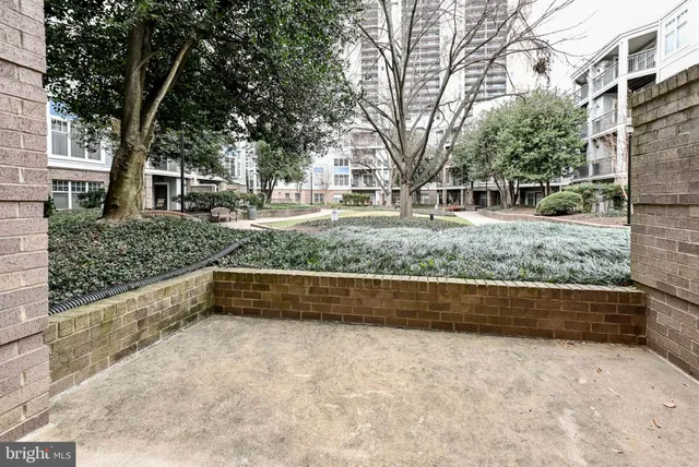 a view of a hallway with washer and dryer