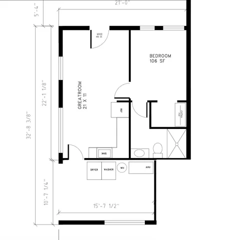 $1,100 | 381 Fortuna Avenue, Unit 1 BEDROOM APARTMENT, St. Augustine, FL 32084