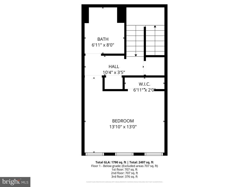 107 South Fulton Avenue Baltimore, MD 21223 - Photo 32 of 36 a picture of a floor plan