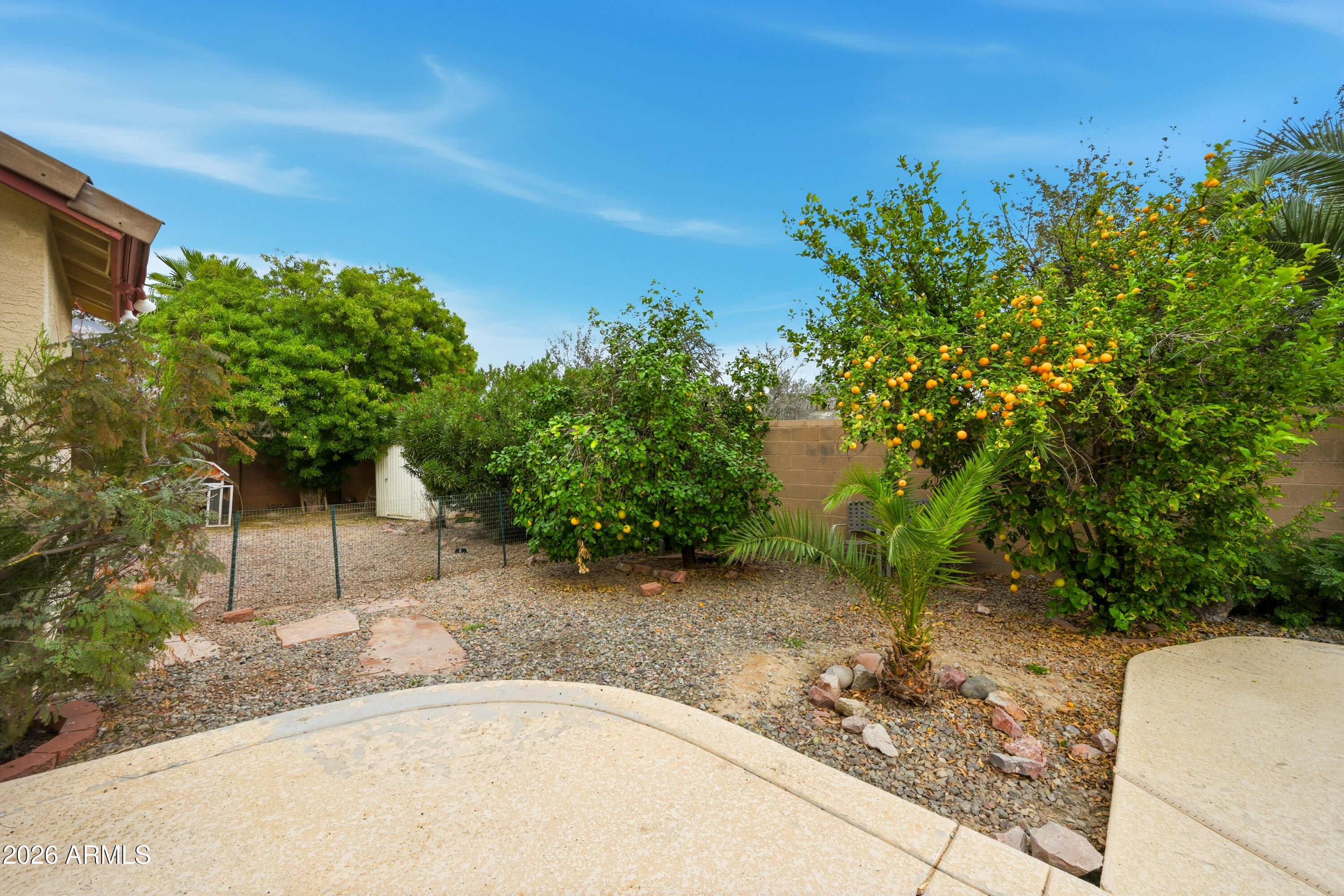 4210 South Splendor Place Gilbert, AZ 85297 - Photo 35 of 38 a view of a backyard