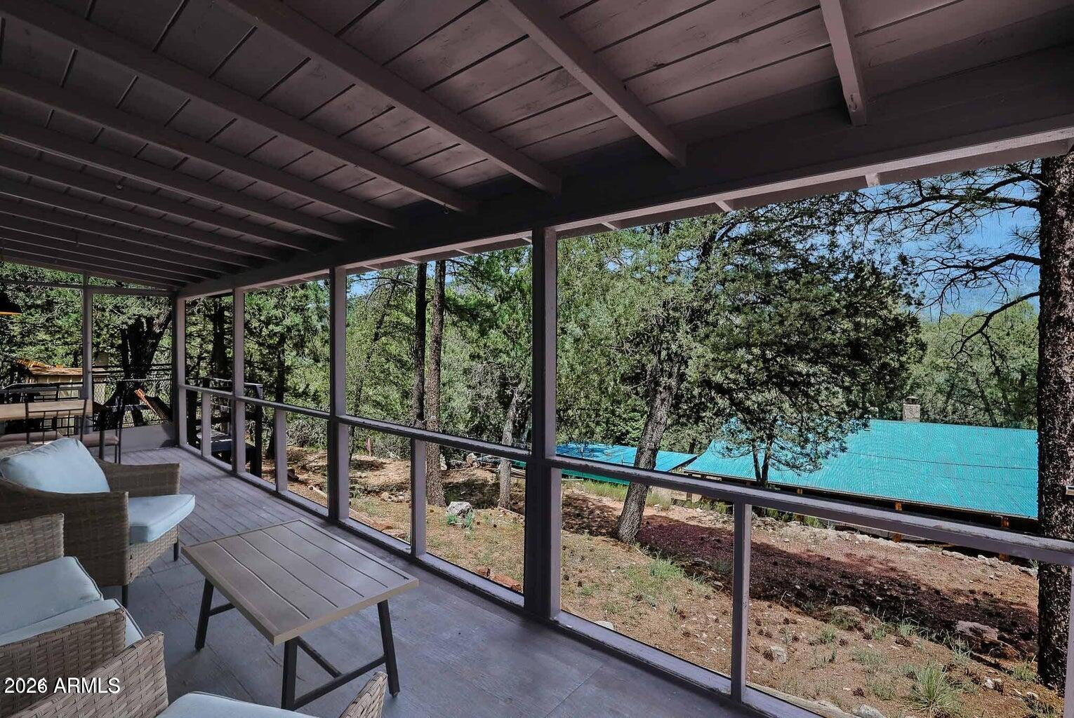 3483 Hillside Road Pine, AZ 85544 - Photo 29 of 54 a view of two chairs in the balcony