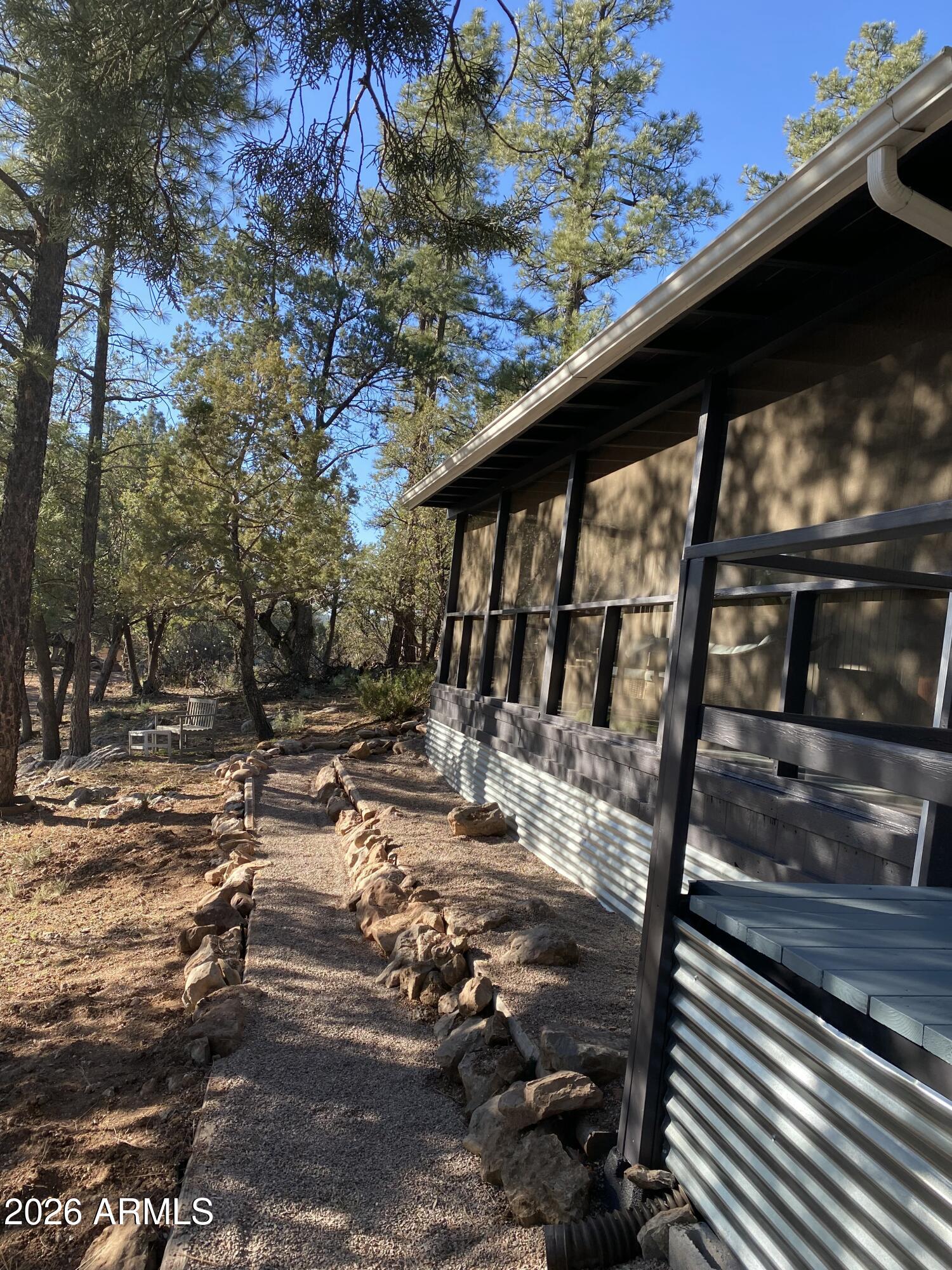 3483 Hillside Road Pine, AZ 85544 - Photo 50 of 54 a view of yard from a balcony