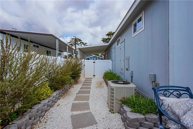 a view of outdoor space and deck