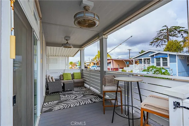 a room with furniture