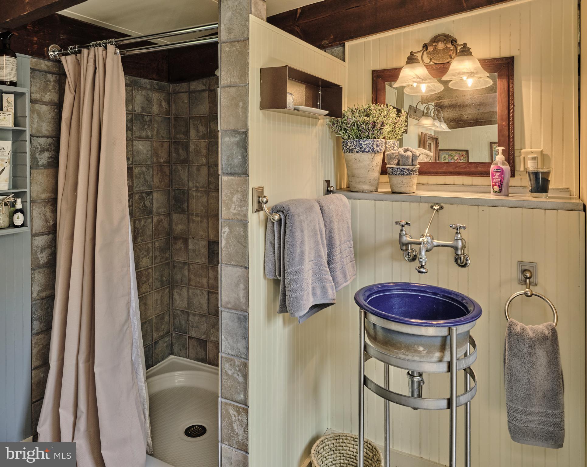 2125 Old Woods Road Green Lane, PA 18054 - Photo 30 of 53 a bathroom with a sink toilet and shower