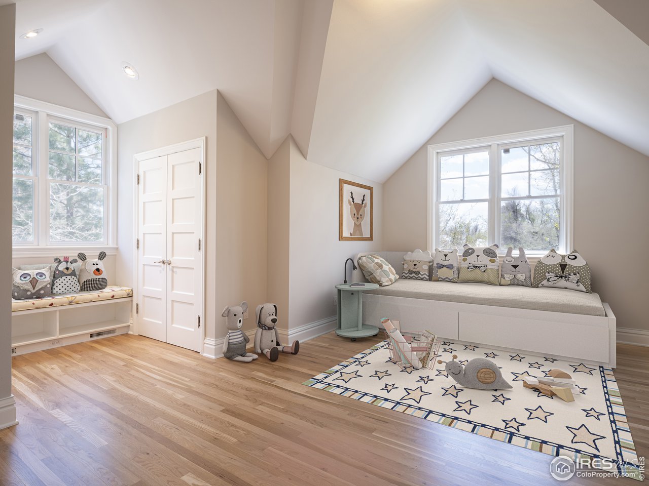 2205 Topaz Drive Boulder, CO 80304 - Photo 29 of 33 a living room with furniture window and a wooden floor