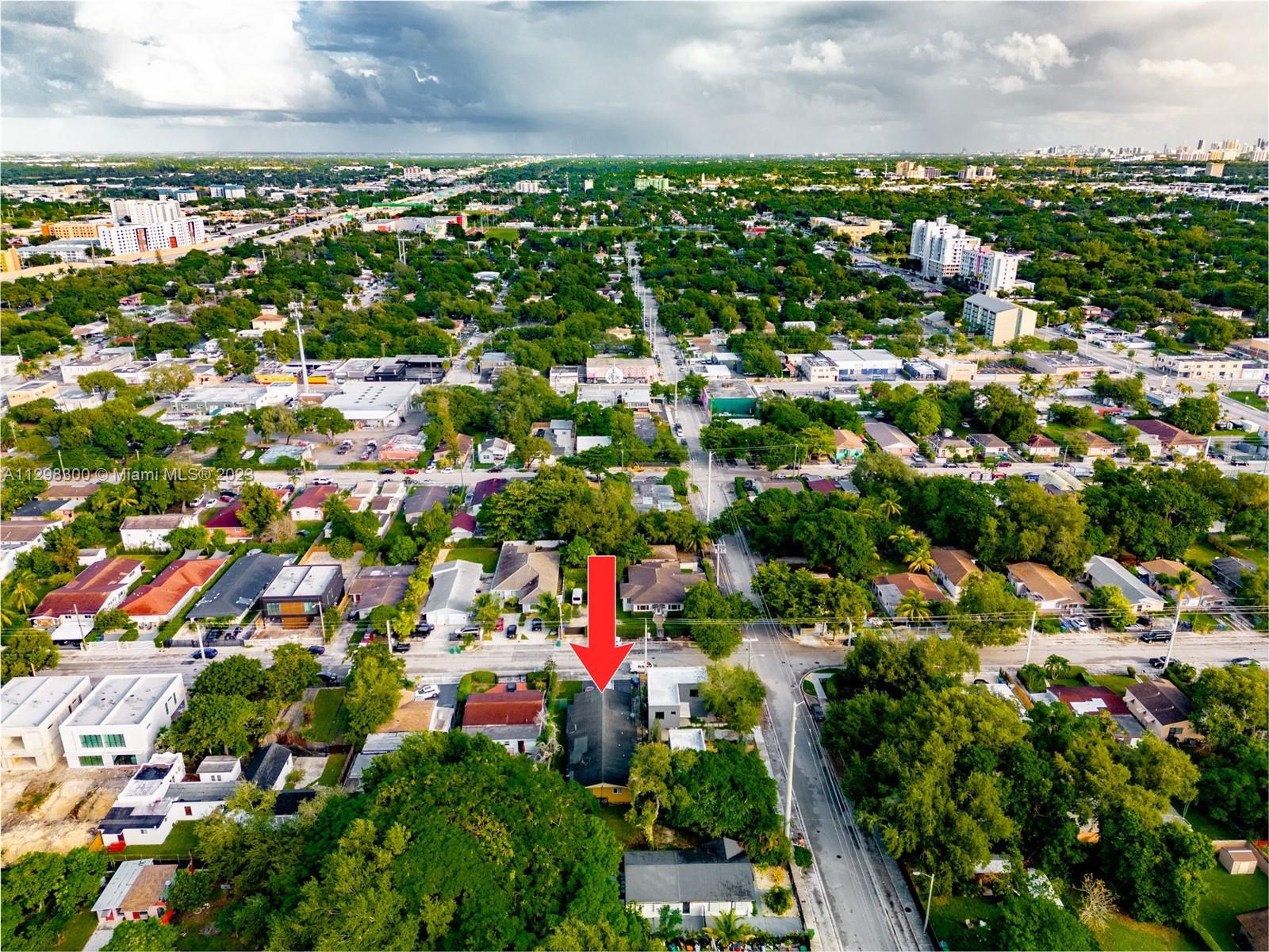 Buena Vista Miami, FL 33127 - Photo 15 of 15 an aerial view of residential houses with outdoor space and trees