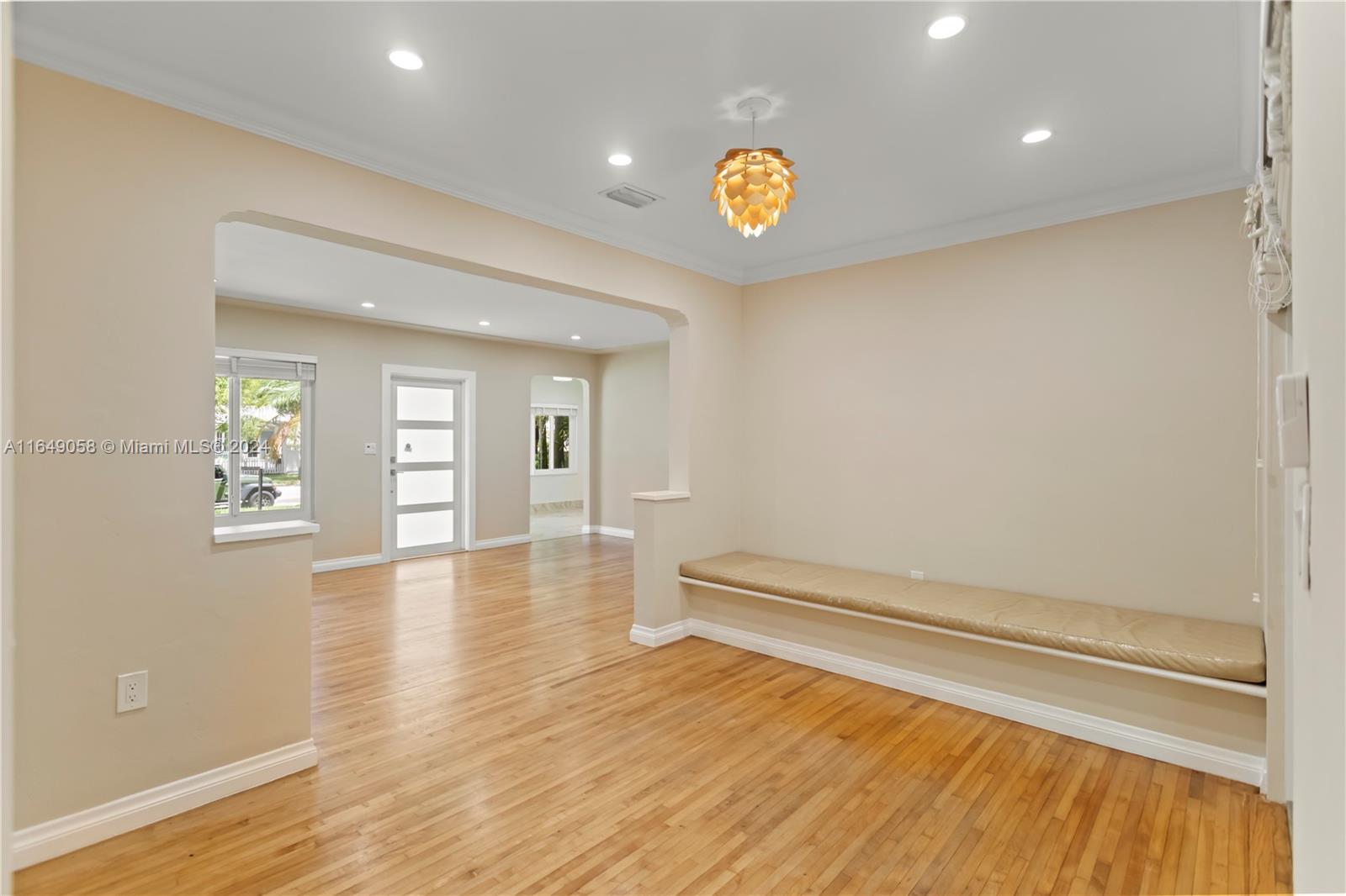 610 Southwest 25th Road Miami, FL 33129 - Photo 11 of 46 a view of livingroom and hardwood