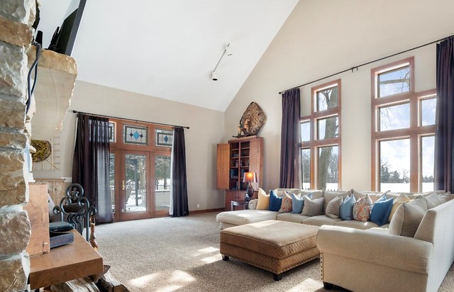 8N261 Thomas Road Maple Park, IL 60151 - Photo 5 of 36 a bedroom with furniture and large windows