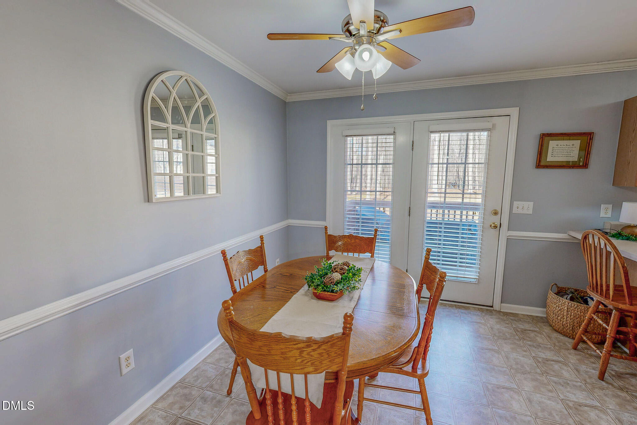 60 Forest Drive Timberlake, NC 27583 - Photo 19 of 40 a view of a dining room with furniture window and wooden floor