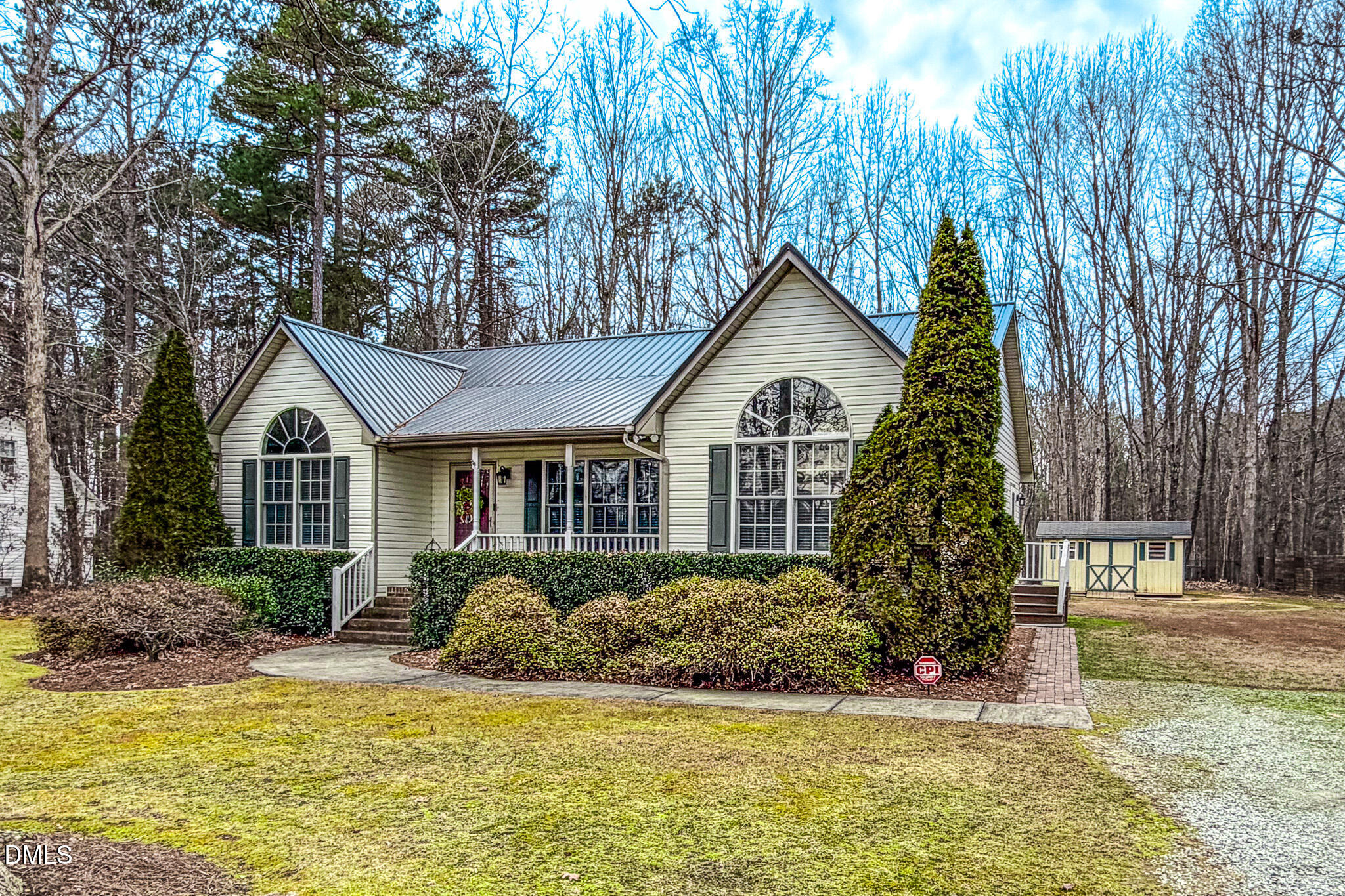 60 Forest Drive Timberlake, NC 27583 - Photo 40 of 40 a front view of a house with a yard