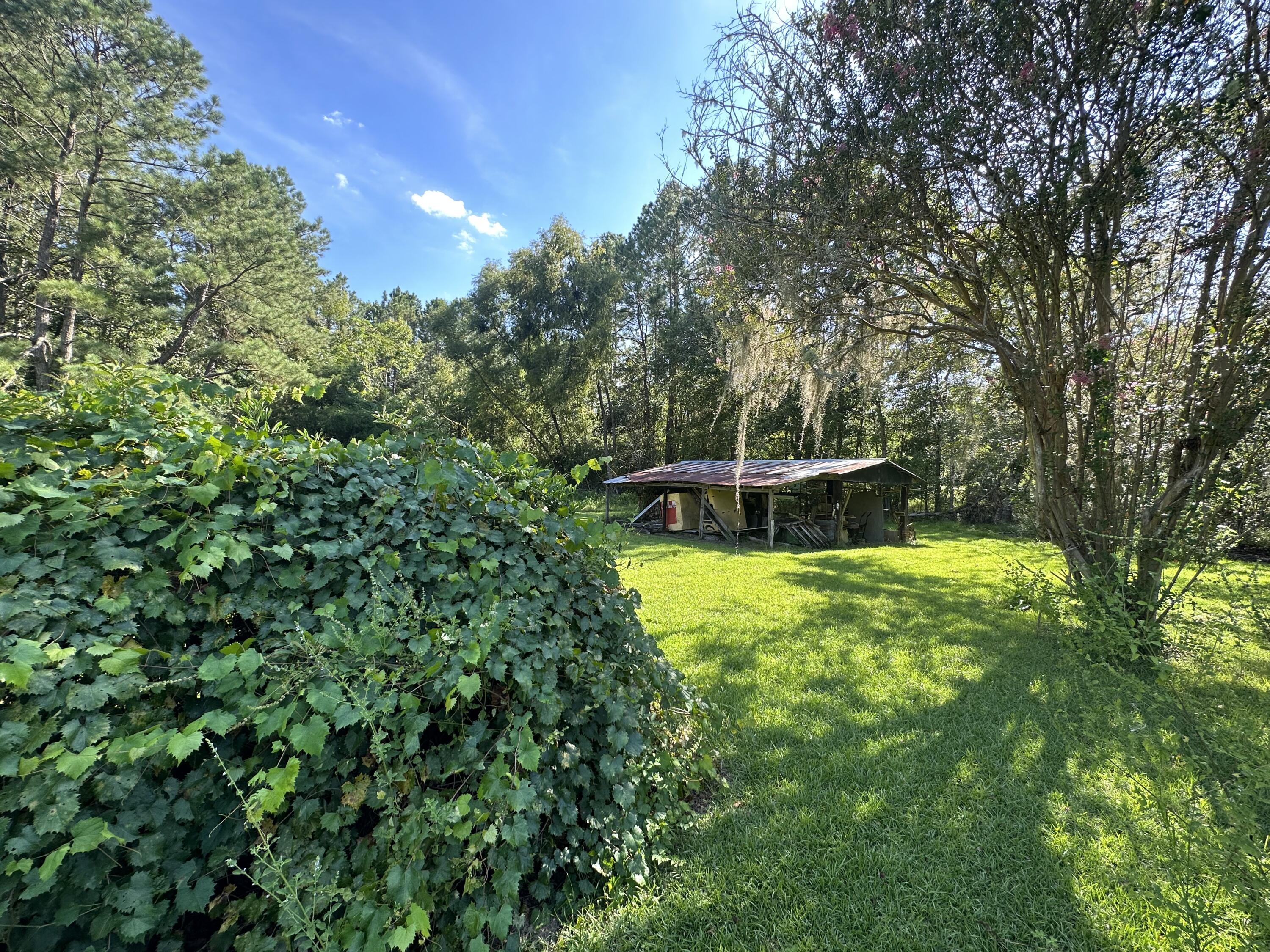 1875 Hathaway Johnson Road Baker, FL 32531 - Photo 23 of 40 a view of a backyard with sitting area